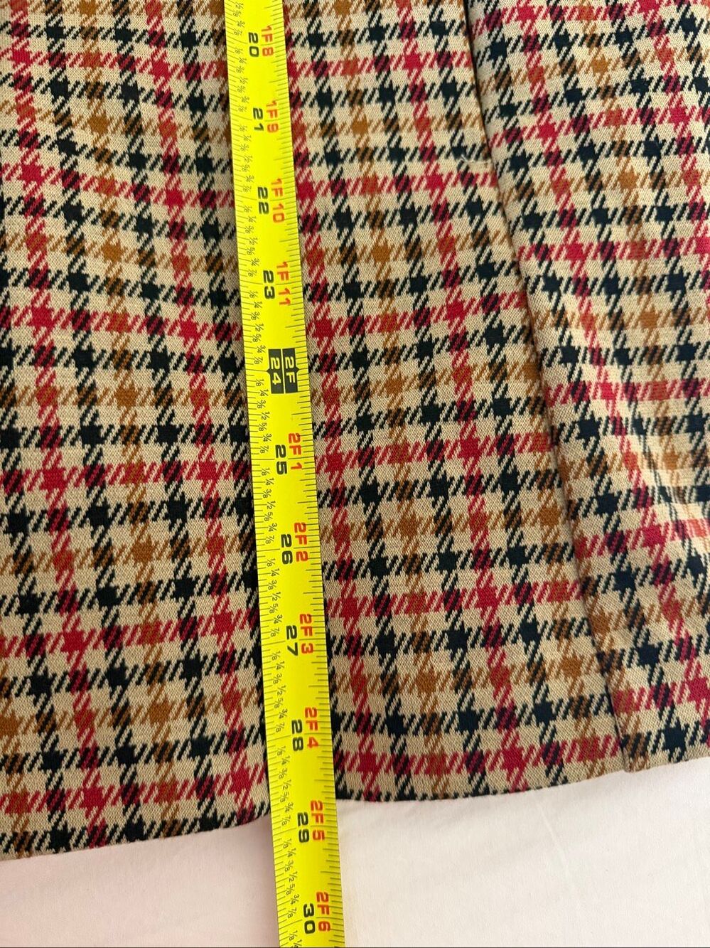 NWT Anthropologie Avec Les Filles Longline Plaid Blazer Size Small - Picture 7 of 10
